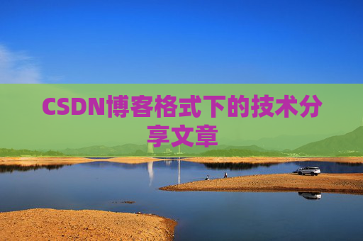 CSDN博客格式下的技术分享文章